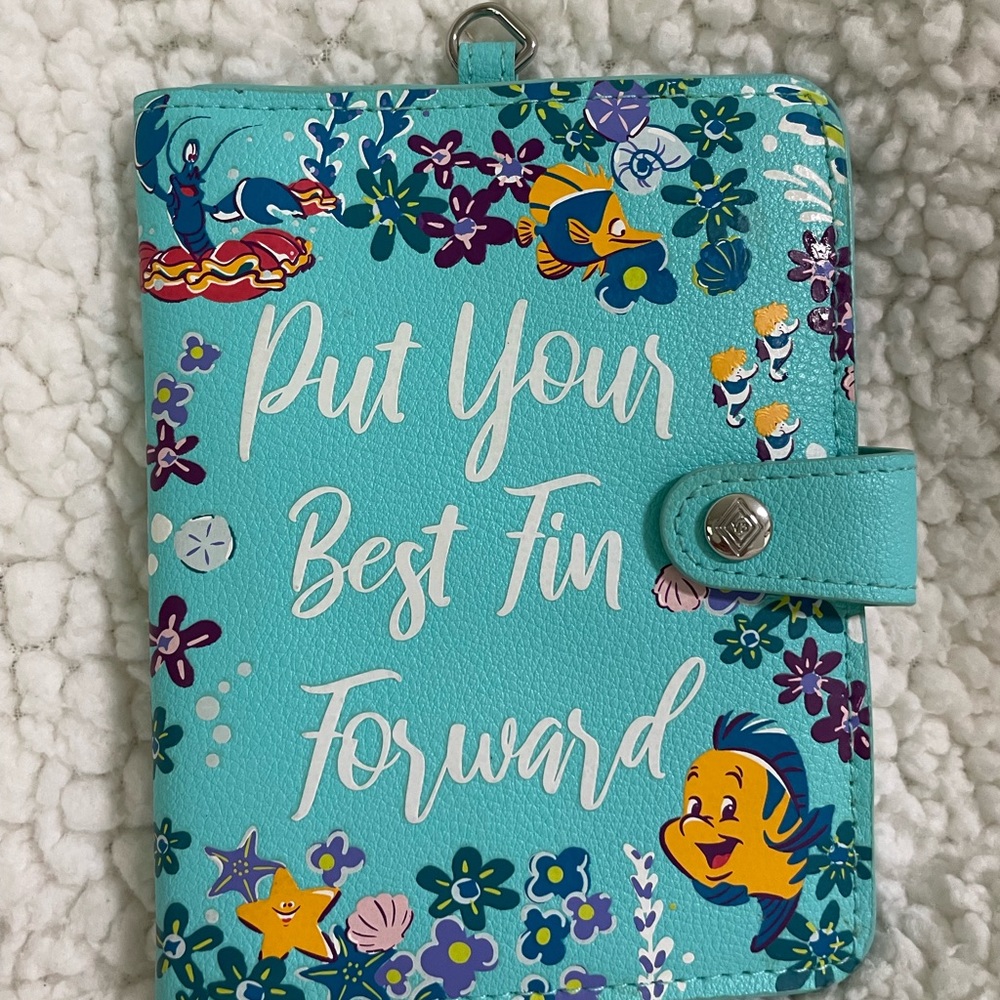 Vera Bradley Disney Ariel, Passport Wallet